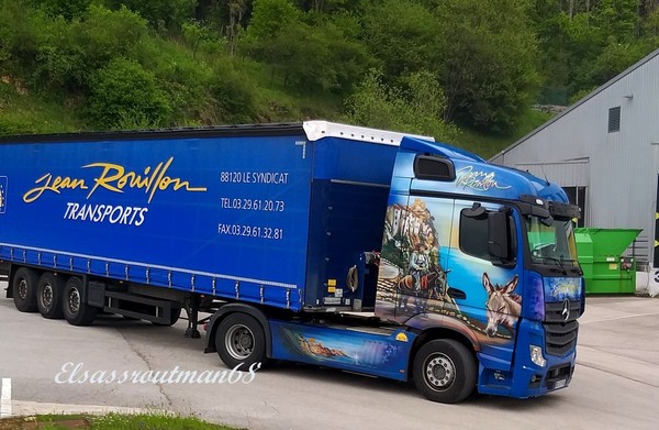 Véhicules camions transports Rouillon, camion de transport